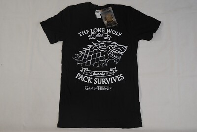 GAME OF THRONES DER EINSAME WOLF STIRBT T-SHIRT NEU OFFIZIELLE TV SHOW SERIE