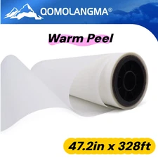 US Stock 47.2in x 328ft DTF Transfer Film Premium Roll Warm Peel Double Sided