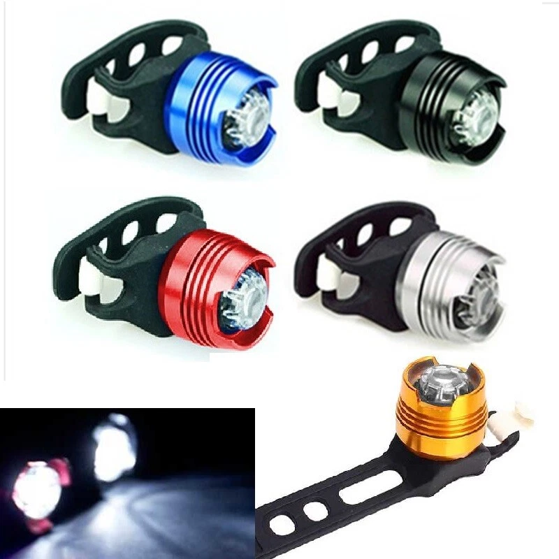 2x Mini Strap-On LED Licht Für Fahrrad Rücklicht Camping Skateboard Sicherheits - Image 3 of 4