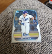 2023 Bowman Chrome Baseball Brock Jones 1st BCP-115 Tampa Bay Rays