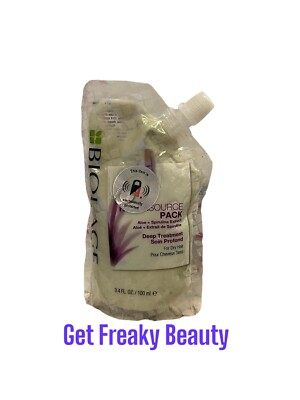 3.4  oz. Matrix Biolage Hydra Source Pack. Deep Treatment. For Dry Hair. 100ml.
