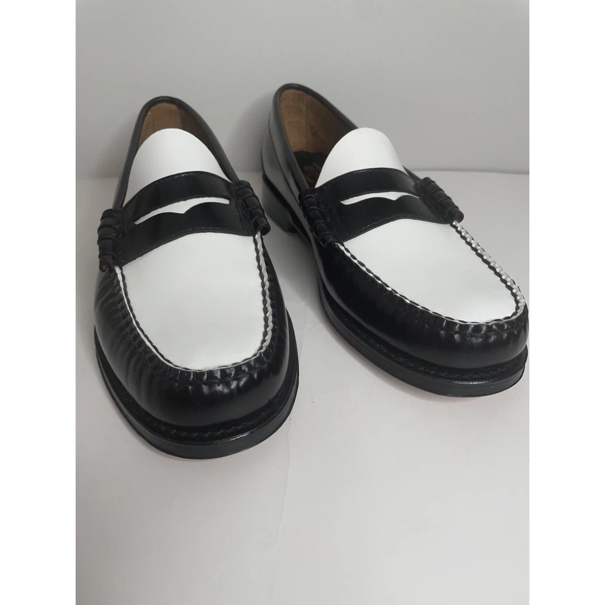 NEW G.H. Bass Weejuns Men's Larson Penny Loafers Black &