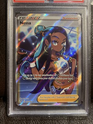 Nessa Full Art Vivid Voltage #183 PSA 8 NM-MT | eBay