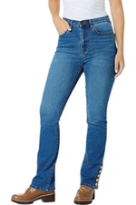 DG2 by Diane Gilman Virtual StretchDenimBaby Bootcut Jean Light Indigo