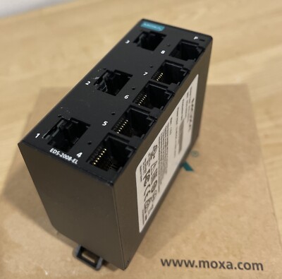 NEW MOXA EDS-2008-EL F/W V1.0.0 12-48VDC 0.150A NSMP