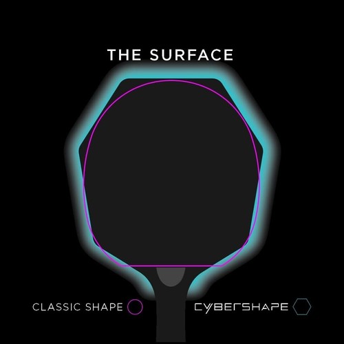 STIGA Table Tennis Racket Cyber Shape Carbon ST Hexagonal Racket 160202013 Japan - Picture 5 of 7