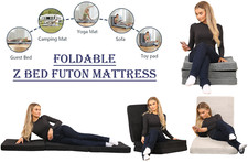 Luxus Stoff Z Bett Faltbare Matratze Erwachsene Fußhocker Pouf & Sleepover Z Bett