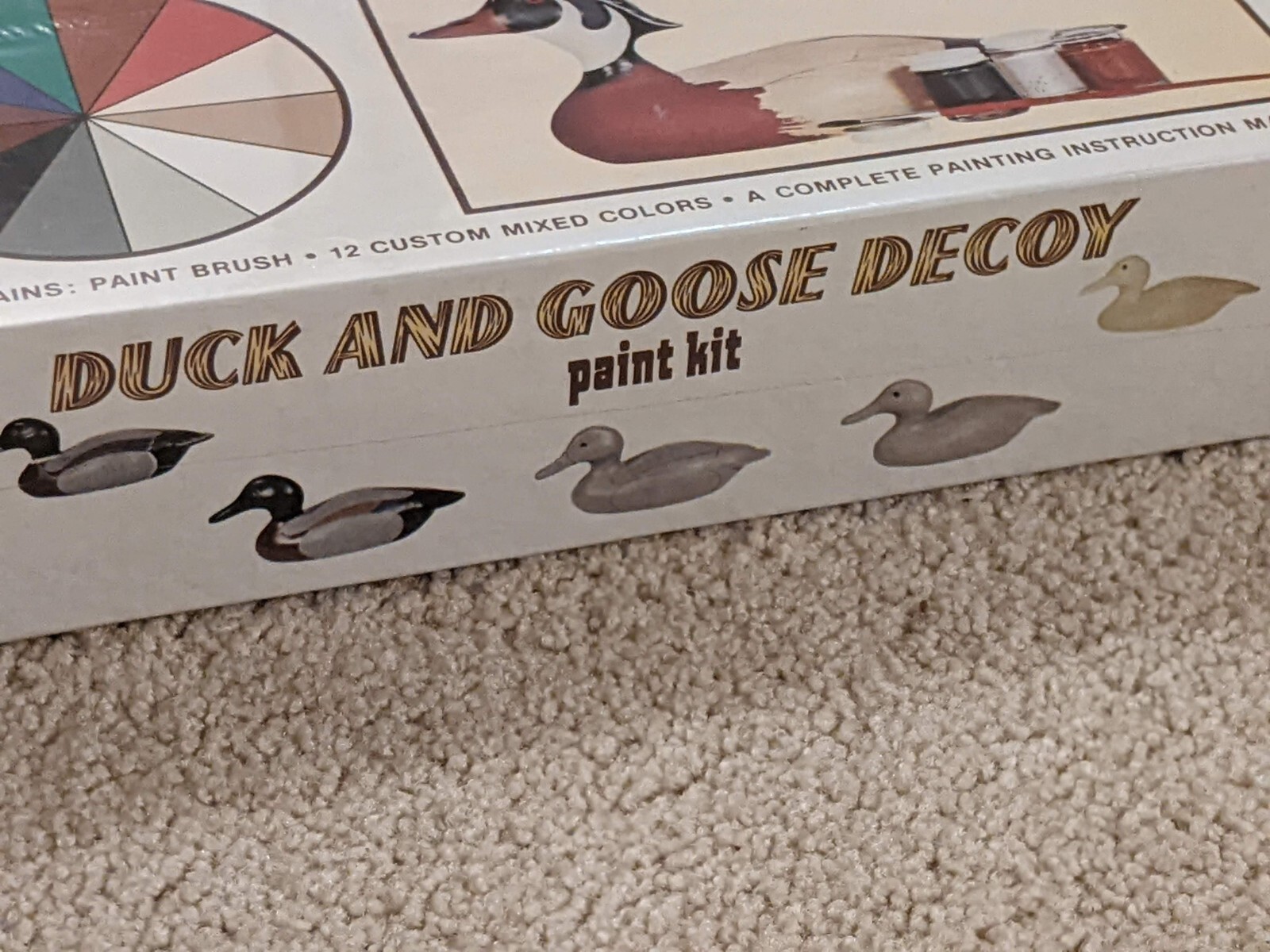 Vintage Stoney Point Duck And Goose Decoy PAINT Kit, Mfg USA, Unopened