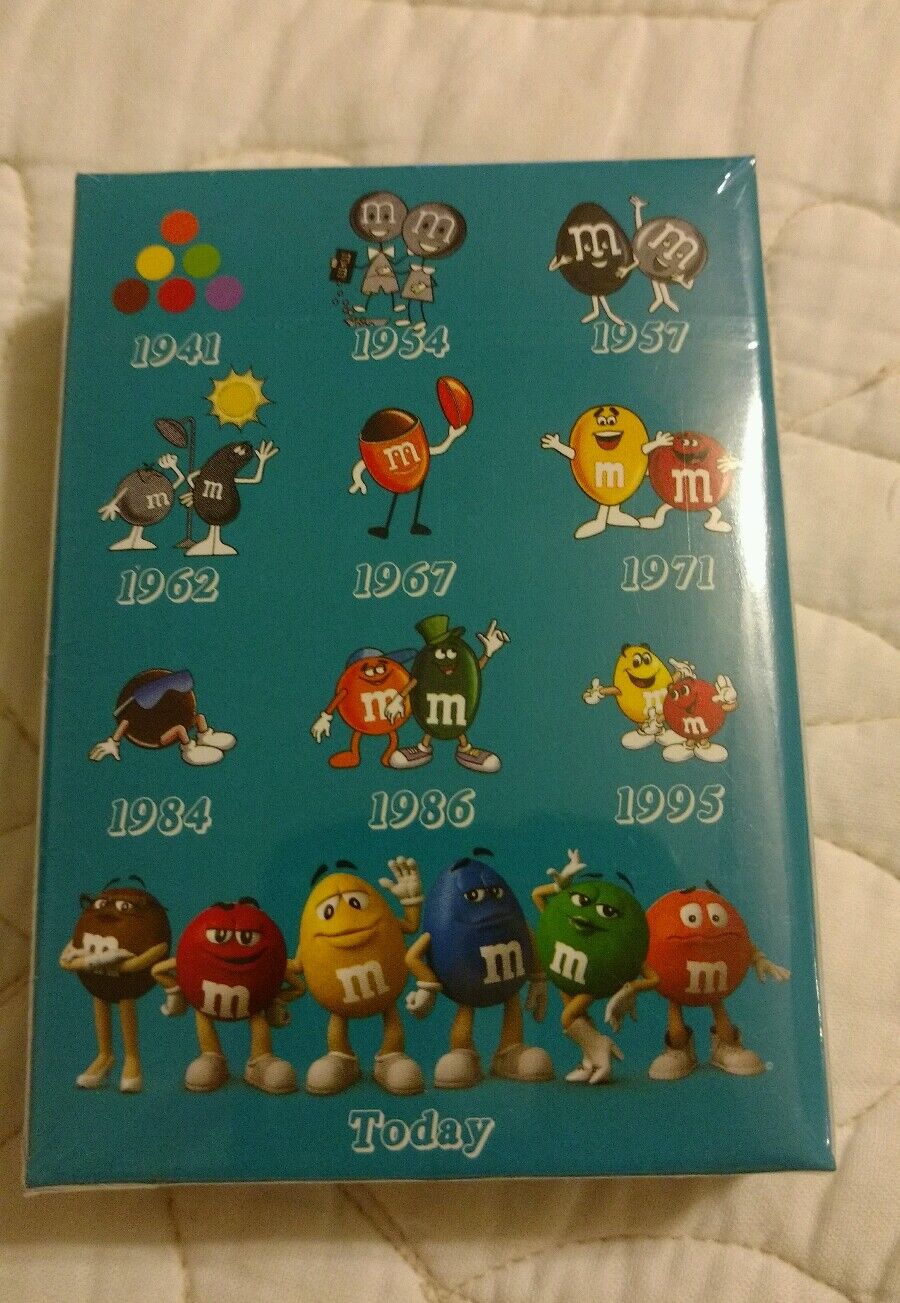 New Sealed Package Mars M&M Candies Collectible 75th Anniversary Playing Cards