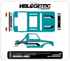 Street Roader Suzuki Samurai Tracker Universal Decal For Hot Wheels 164 Scale A