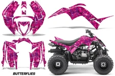 Graphics Kit Decal Sticker For Yamaha Raptor 90 YFM90 16-23 BFlies PU PK