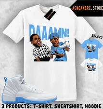 Shirt To Match AJ 12 Melo 2025 Sneaker Matching Tee Damn Meme Friday T-Shirt