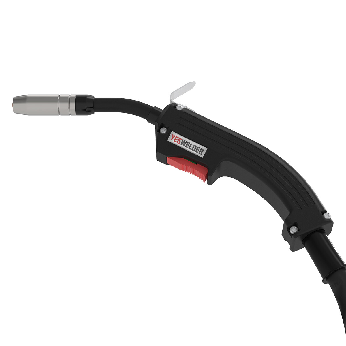 YESWELDER Chicago 100A MIG Welding Gun – 8-Foot Cable, Fixed Neck, For 0.035" Welding Wire (Model YW207CN)
