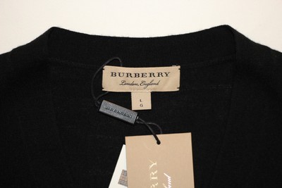 burberry merino wool cardigan
