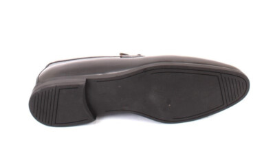 ROBERTO SERPENTINI 9210 Black Leather Moccasins Loafers  display picture 2