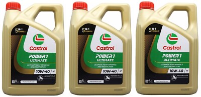 メンテナンス Castrol POWER1 ULTIMATE 10W-40 4T Castrol POWER1 ULTIMATE 4T 10W-40 Fully Synth 4 Stroke Motorcycle
