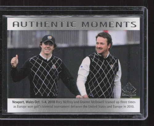2014 SP Authentic #71 Rory McIlroy / Graeme McDowell
