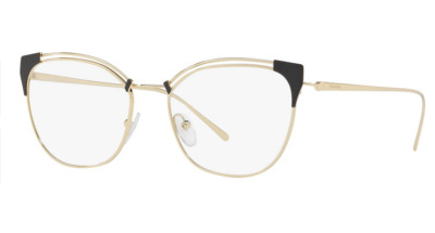 PRADA Women's Eyeglasses VPR 62U YEE-1O1 Grey Pale Gold Optical Frame 53-17-140