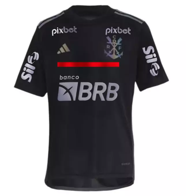 Flamengo Third w Sponsors Soccer Football Jersey Shirt 2023 2024