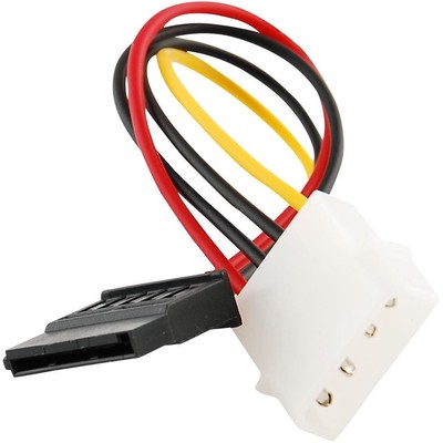 6'' Molex IDE 4-Pin Male to Serial ATA SATA 15-Pin Female Power Adapter - Canada