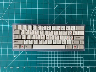 PC Weighted Bakeneko60 - Razer Orange - POM Plate - Mechanical Custom Keyboard