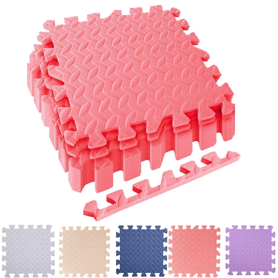 12"x12" EVA Foam Exercise Tiles Floor Mat Gym Flooring Fitness Yoga Workout  - Image 3 of 3