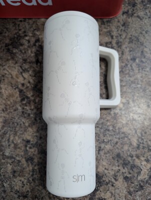 New Seasonal Simple Modern Skeletons 40 oz Trek Tumbler With Handle