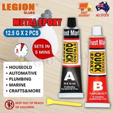 2pc Epoxy Glue Strong A+B Resin+Hardener Adhesive Metal Plastic Ceramic Glass