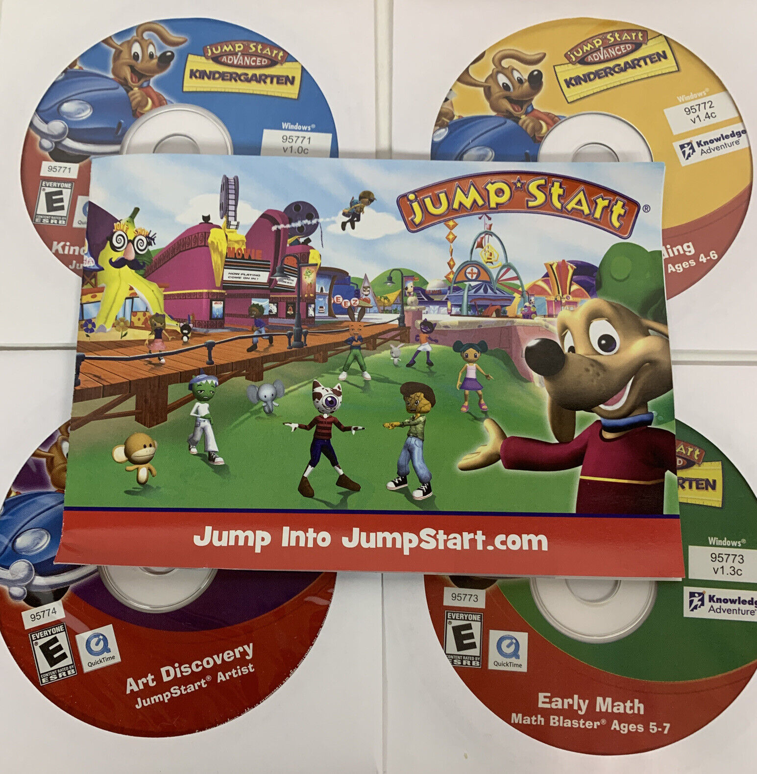 Jump Start Kindergarten, 1998, CD-ROM Windows 95 98 3.1 Learn Computer Game