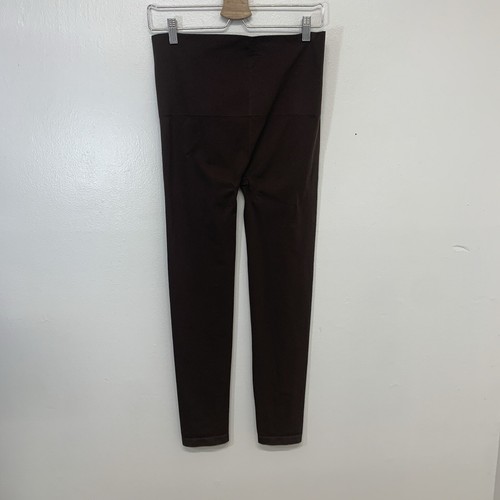 Spank Seamless Leggings Woman XL Brown High Waist Stretch Activewear Athleisure - Picture 5 of 10