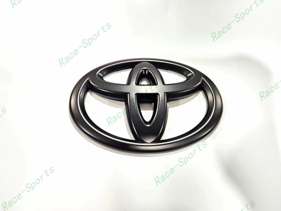1 pieza emblema delantero de repuesto negro mate logotipo Toyota Toyota Tundra Sequoia Foto 3 de 4