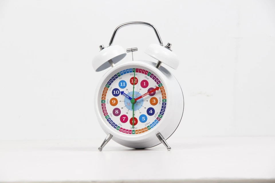 Kids Alarm Clock Time Teacher Bedroom Table Alarm Clock Office Table Clock 17CM - Image 3 of 4