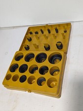Lot of Rubber O-Ring Gaskets in 3 Cases, Various Sizes