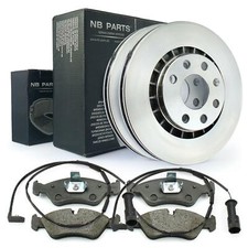Bremsscheiben 256mm Bremsbeläge 2x Warnkontakt vorne für Opel Astra F Vectra A