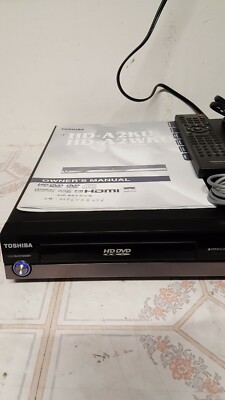 Toshiba HD-A2KU HD-DVD Player w/Remote, Manual & Cables NO