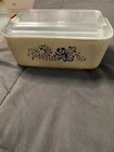 VTG Pyrex Homestead #502 Refrigerator Dish With Lid