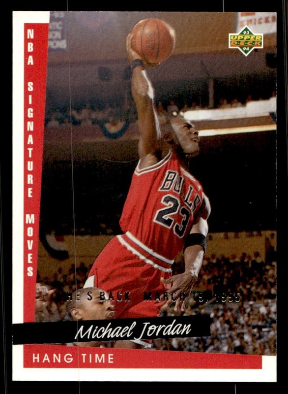 1994-95 Upper Deck #237 Michael Jordan Chicago Bulls He's Back Reprints MINT