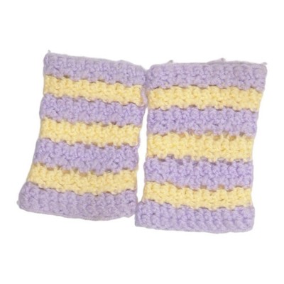 Pulswärmer, Größe: ONE SIZE, Lila/Gelb, Unisex (Kinder) #Sbs