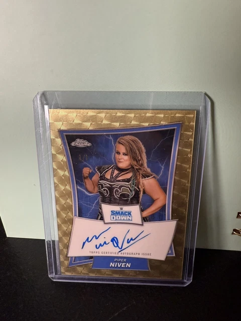 2025 Topps Chrome WWE Piper Niven Auto 1/1