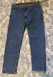 Levi's 505 Men's Jeans Blue Denim 36x32 100% Cotton Straight Leg