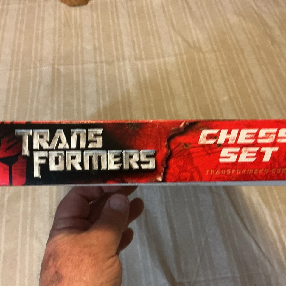 Juego de ajedrez Transformers Parker Brothers 2007 con instrucciones, juego de 32 piezas. Foto 3 de 4