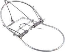 Stainless Steel Mechanical Rat Traps Rodents D Shape Small Game Hunting Trap