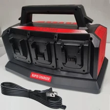 6-Ports Super Simultaneous Charger Charging Station for Milwaukee 18V Battery US