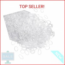 Clear Elastics Hair Bands 1500 Pcs Mini Hair Rubber Bands Small Elastics Hair Ti
