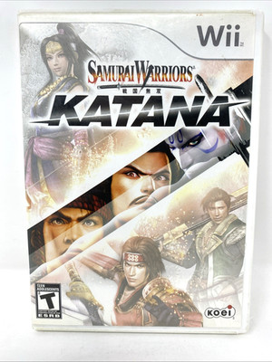 Samurai Warriors Katana Nintendo Wii 2008 Wii Manual Included