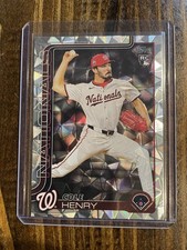 2025 Topps Update #US186 Cole Henry RC Diamante Foil Washington Nationals