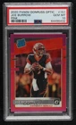 2020 Donruss Optic Rated Rookies Pink Prizm Joe Burrow PSA 10 GEM MT RC
