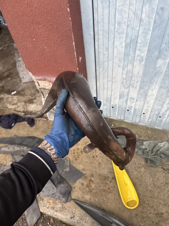 Scarico Hm 50 Originale Polmone Marmitta Pancia Am6 Am5 50cc - Immagine 3 di 4