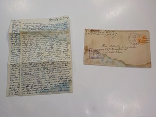 WW2 Letter 1945 Germany Special Name 146th Armored Signal Co. Lodi Ohio WWII