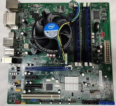 Intel DQ67SW uATX Motherboard+Core i3-2100 CPU+Fan+DDR3 8GB Memory, Tested